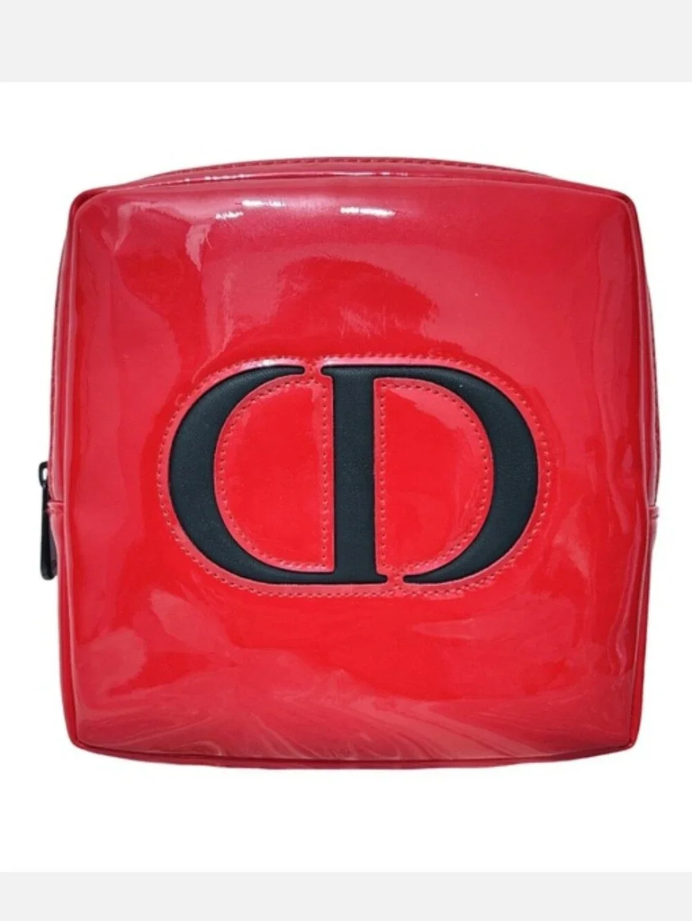 Dior Red Patent Cosmetic Pouch